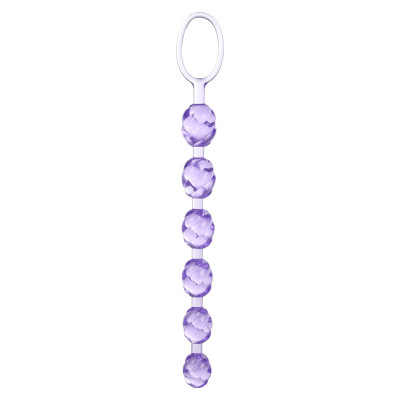 California Exotics Swirl Pleasure Beads Purple