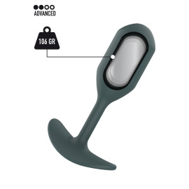 ToyJoy Buttocks The Player Weighted Plug Grey
