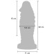Hidden Desire Extreme Vibrating Devil Monster Dildo Black