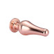 Dream Toys Gleaming Love Pleasure Plug Rose Gold Medium