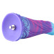 HiSmith HSA139 Soft Silicone Dildo KlicLok 19cm Purple