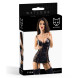 Glossy Wetlook Dress Tyra Black