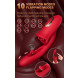 SuperLove Triple Stimulation Licking Tongue & Flapping G-Spot Vibrator Red